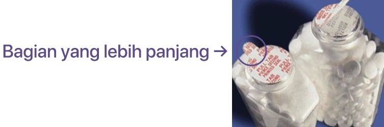 Easy peel Aluminium Seal